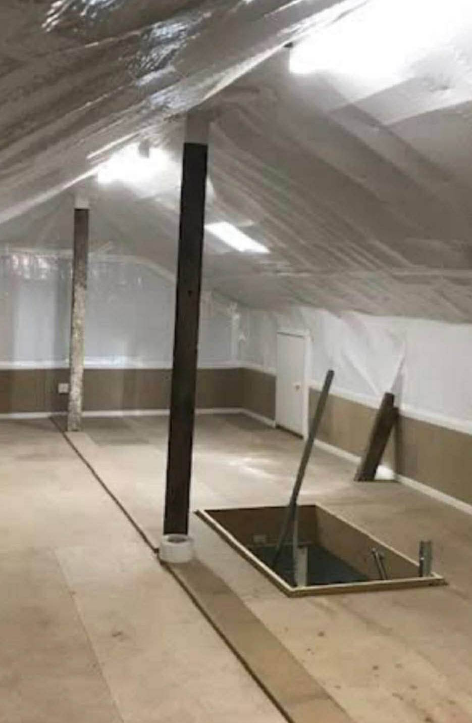 Dust proof attic